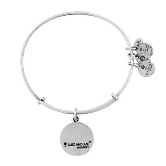 Alex & Ani Capricorn Charm Bangle Russian Silver - Picture 4 of 6